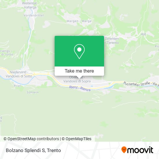 Bolzano Splendi S map