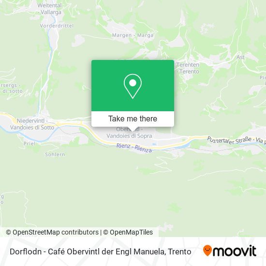 Dorflodn - Café Obervintl der Engl Manuela map