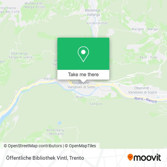 Öffentliche Bibliothek Vintl map