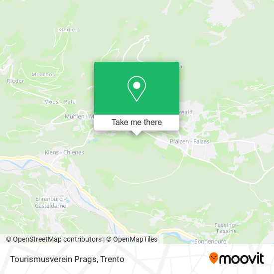 Tourismusverein Prags map