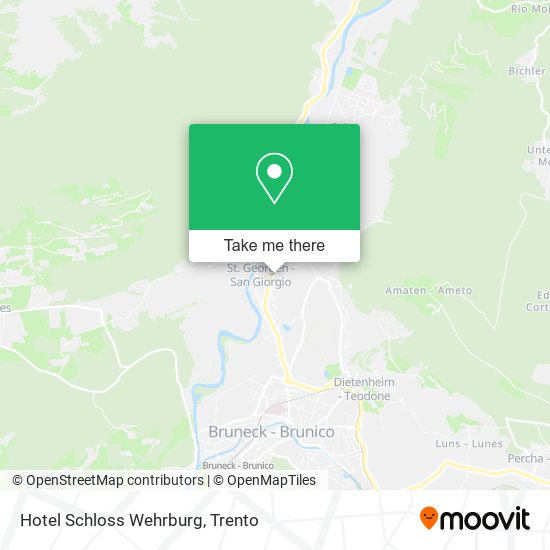 Hotel Schloss Wehrburg map