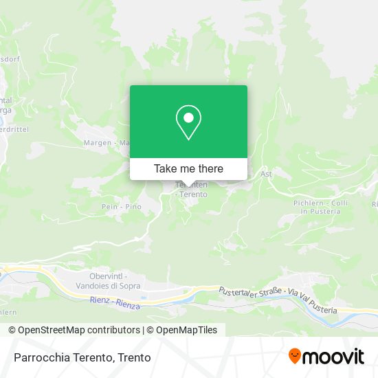 Parrocchia Terento map