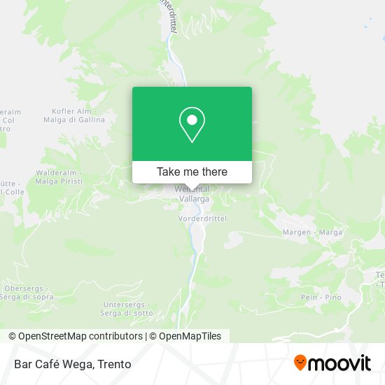 Bar Café Wega map