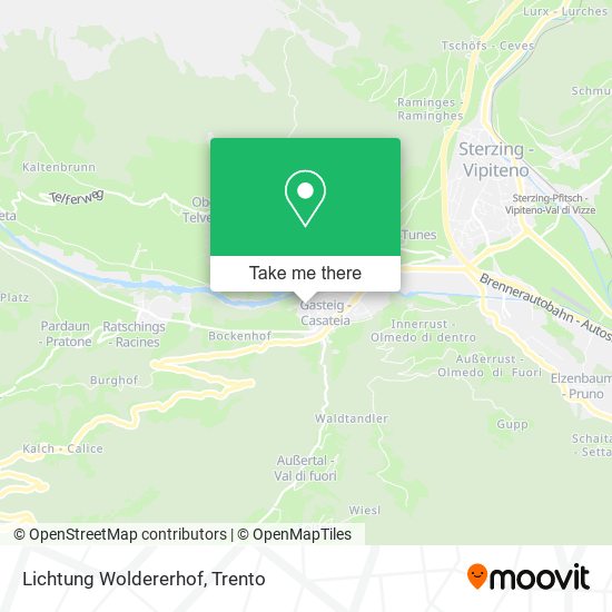 Lichtung Woldererhof map