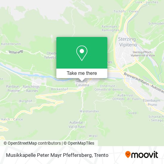 Musikkapelle Peter Mayr Pfeffersberg map