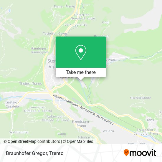 Braunhofer Gregor map