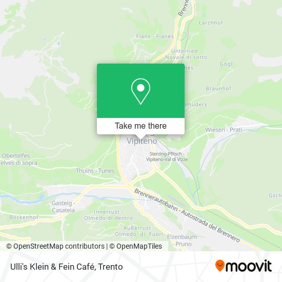 Ulli's Klein & Fein Café map