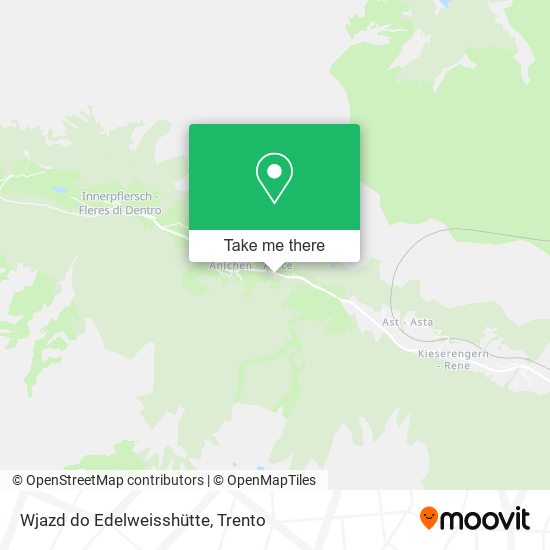 Wjazd do Edelweisshütte map