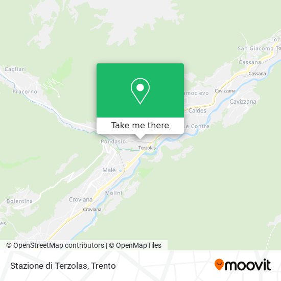 Stazione di Terzolas map
