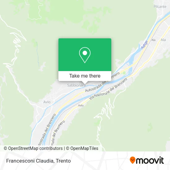 Francesconi Claudia map