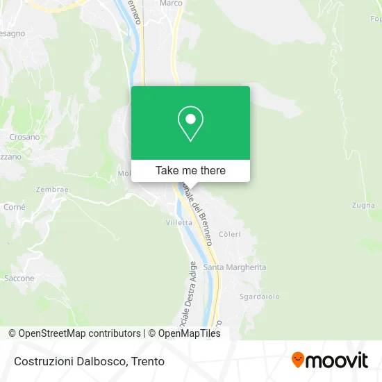 Costruzioni Dalbosco map