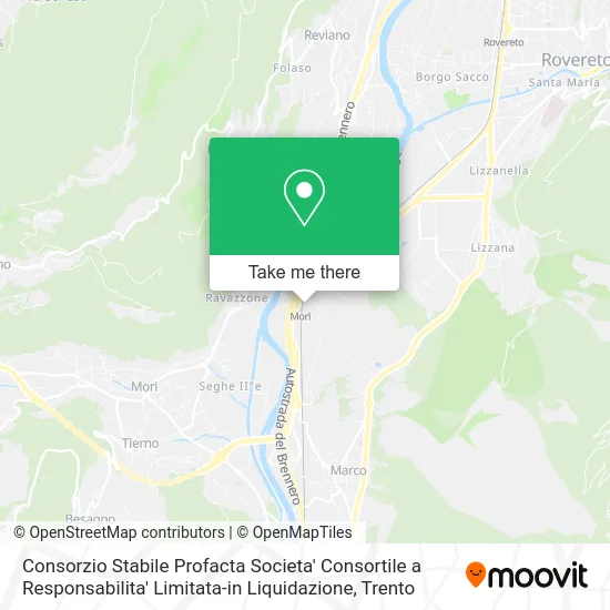 Consorzio Stabile Profacta Societa' Consortile a Responsabilita' Limitata-in Liquidazione map