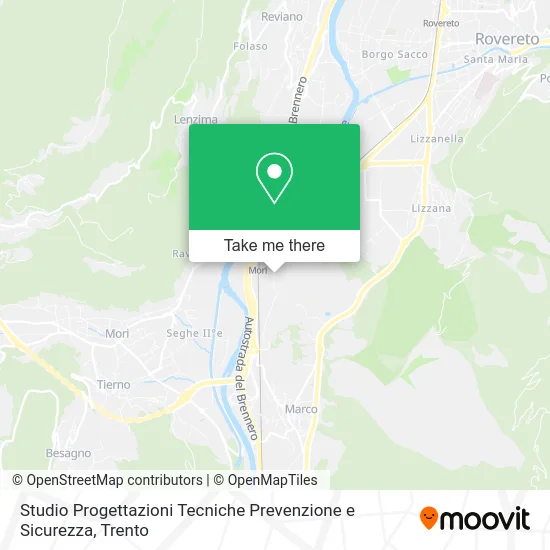 Studio Progettazioni Tecniche Prevenzione e Sicurezza map