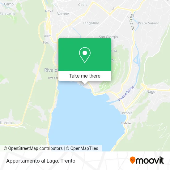Appartamento al Lago map