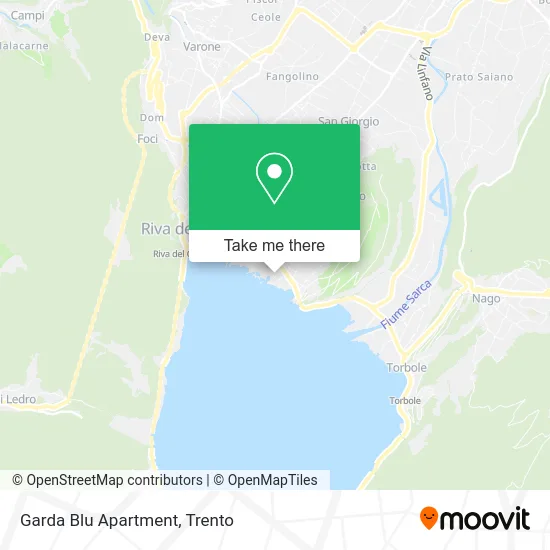 Garda Blu Apartment map