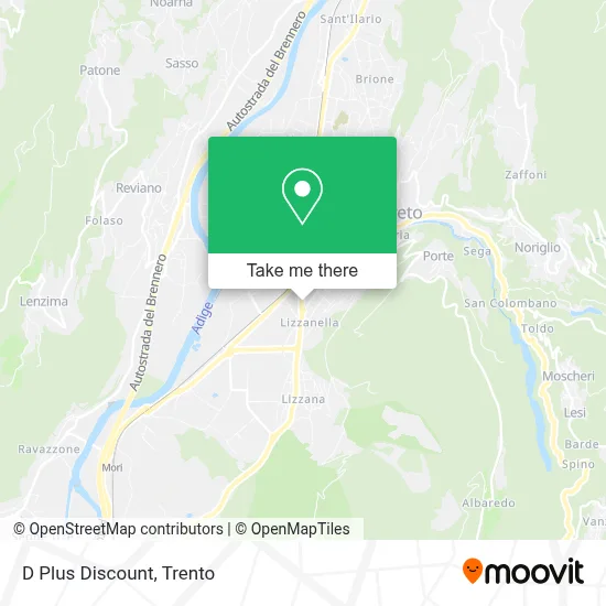 D Plus Discount map
