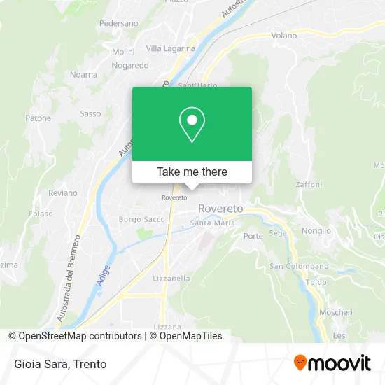 Gioia Sara map