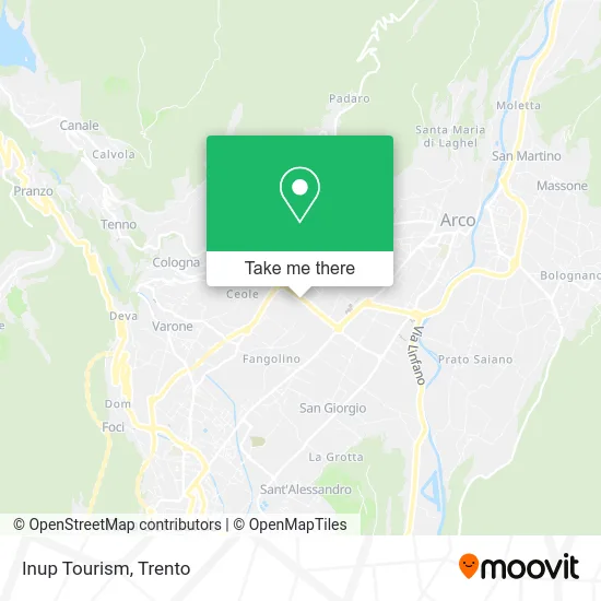 Inup Tourism map