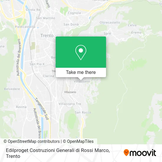 Edilproget Costruzioni Generali di Rossi Marco map