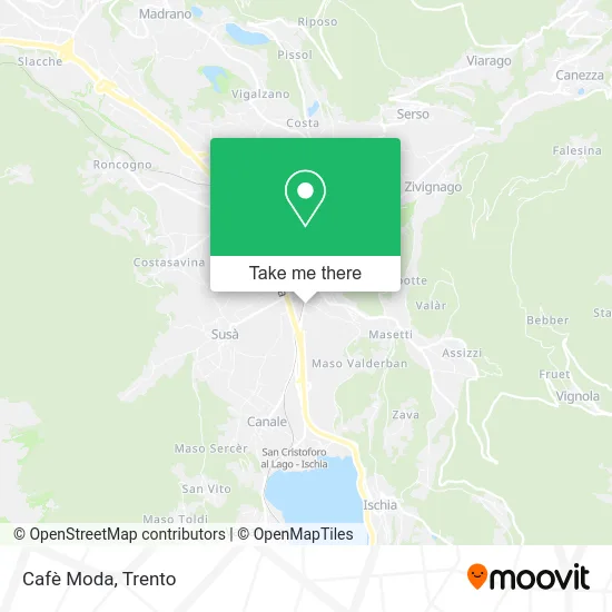 Cafè Moda map