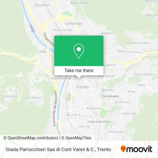 Giada Parrucchieri Sas di Cont Vanni & C. map