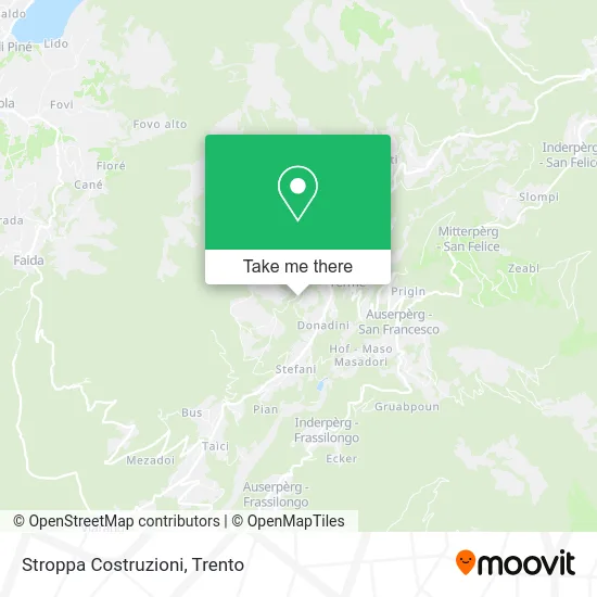 Stroppa Costruzioni map