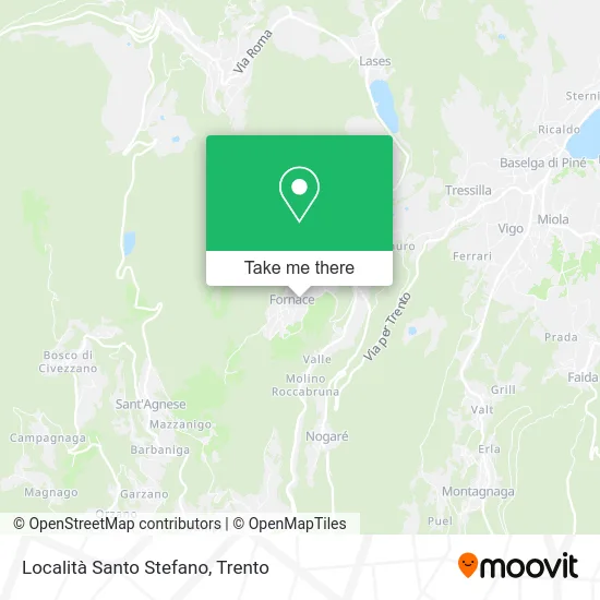 Località Santo Stefano map