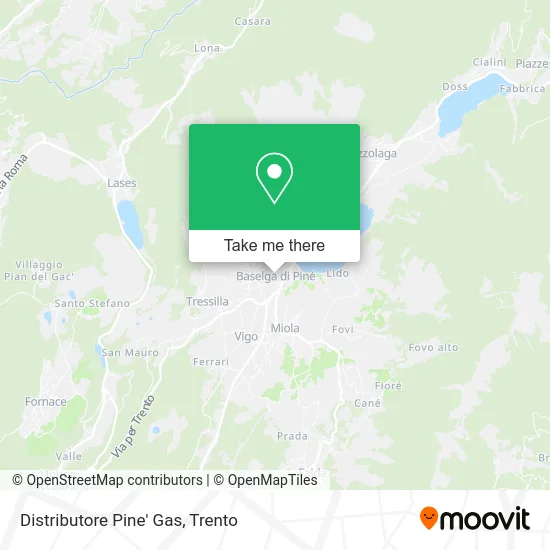 Pine' Gas Distributor map