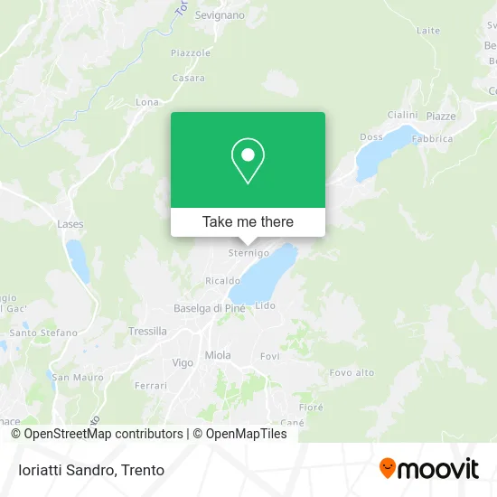 Ioriatti Sandro map