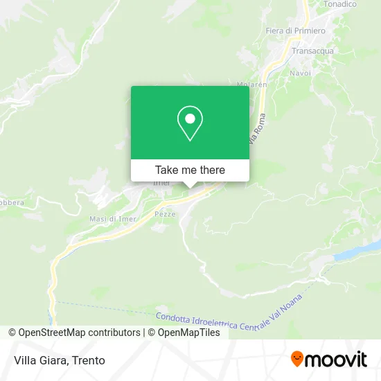Villa Giara map