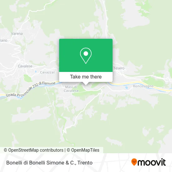 Bonelli di Bonelli Simone & C. map