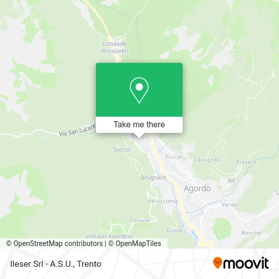 Ileser Srl - A.S.U. map
