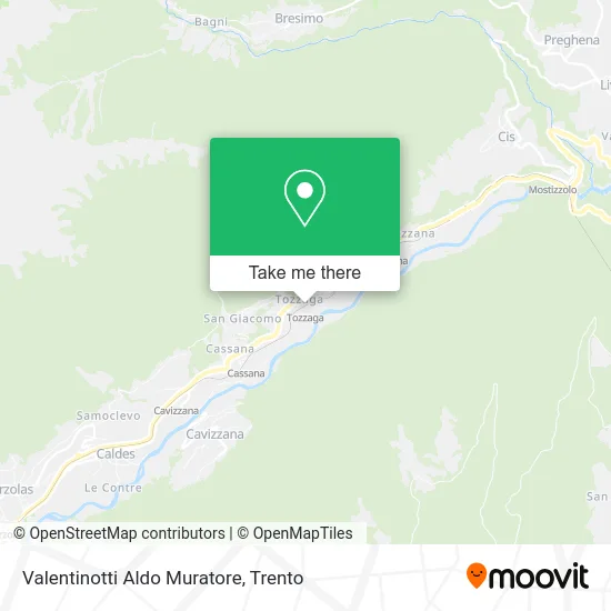 Valentinotti Aldo Muratore map