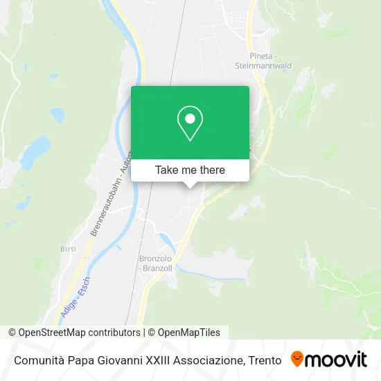 Comunità Papa Giovanni XXIII Associazione map