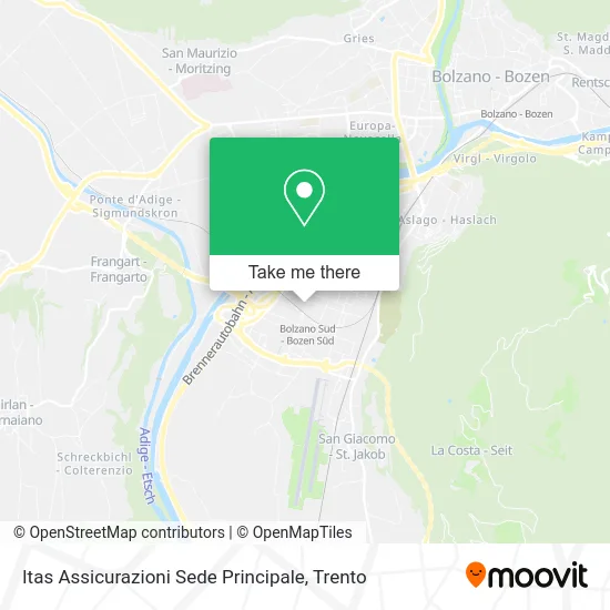 Itas Assicurazioni Sede Principale map