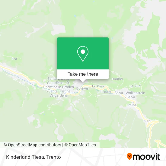Kinderland Tiesa map