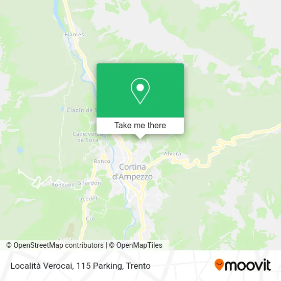Località Verocai, 115 Parking map