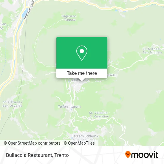 Bullaccia Restaurant map