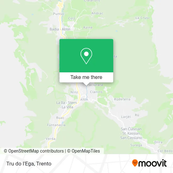 Tru do l'Ega map
