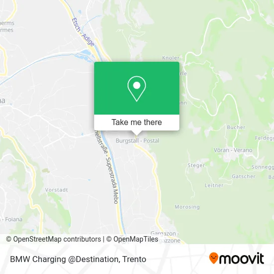 BMW Charging @Destination map