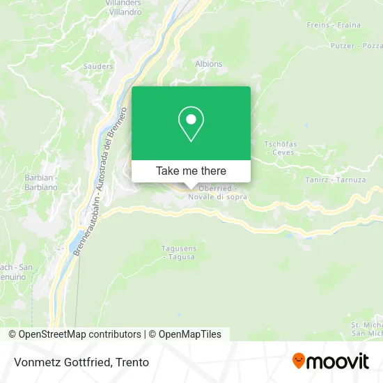 Vonmetz Gottfried map