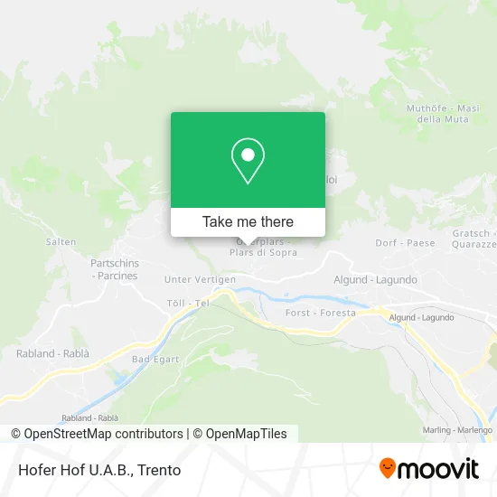 Hofer Hof U.A.B. map