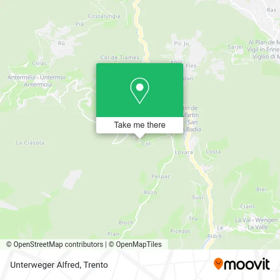 Unterweger Alfred map