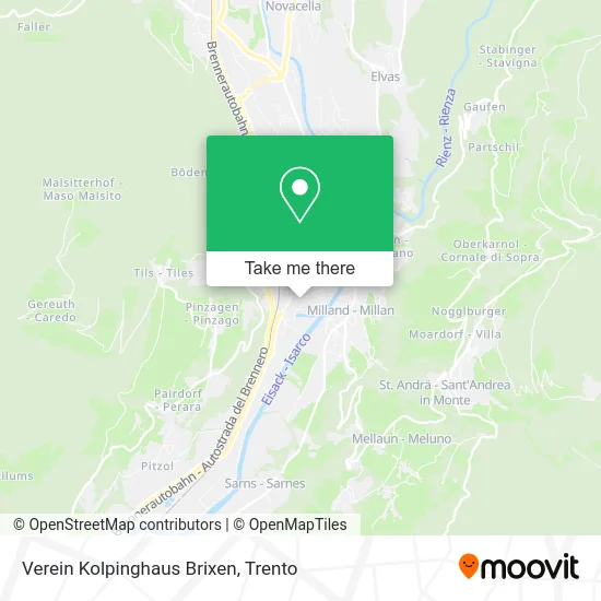 Verein Kolpinghaus Brixen map