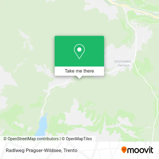Radlweg Pragser-Wildsee map