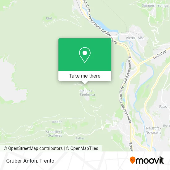 Gruber Anton map