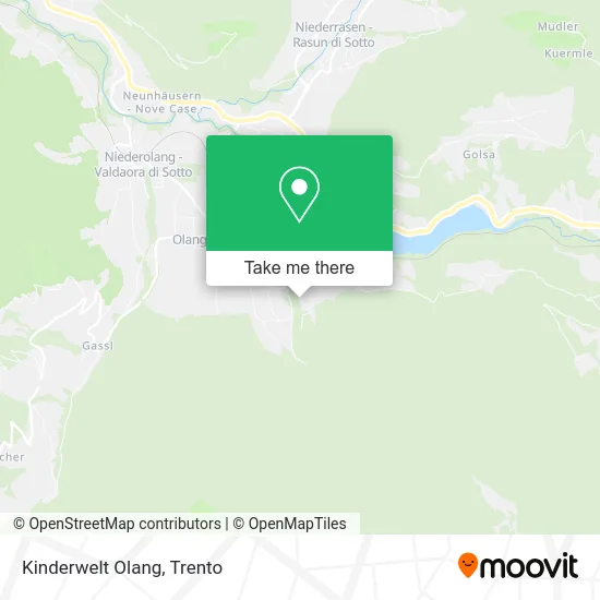 Kinderwelt Olang map