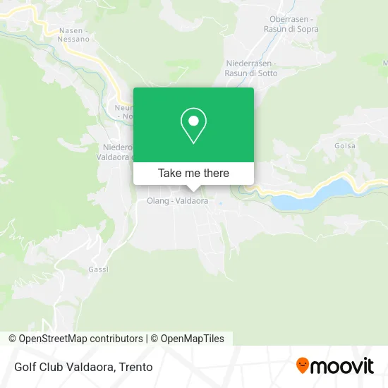 Golf Club Valdaora map