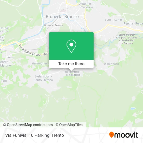 Cable Car Street 10 Parking map