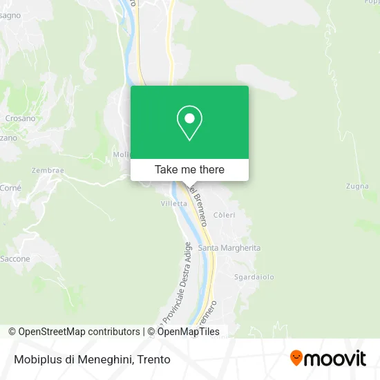 Mobiplus di Meneghini map